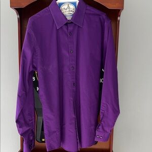 Egara Rich Purple Dress Shirt